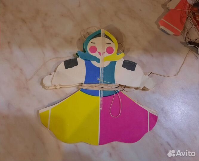 Новогодние гирлянды, фонарики времен СССР