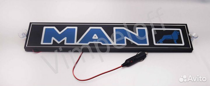 Светодиодная табличка 100*500 12/24М