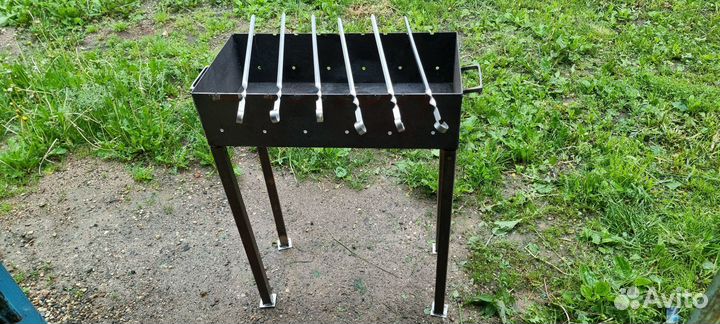 Мангал 60х35х15 см