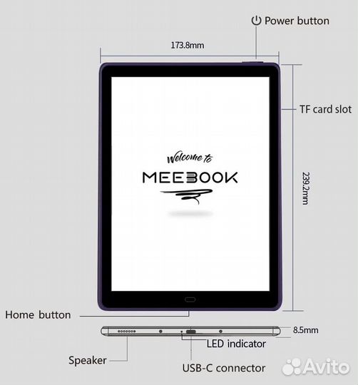 Электронная книга Meebook P10 Pro Edition 10,3 дюй