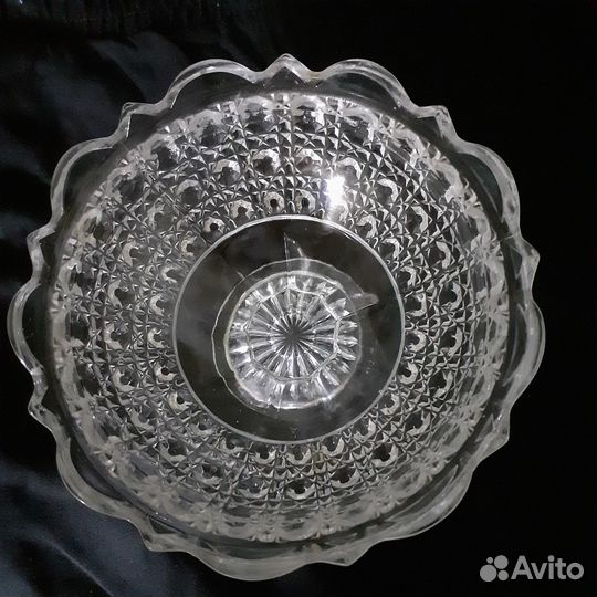 Хрустальная ваза для фруктов