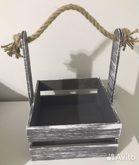 Подарочный деревянный ящик бокс