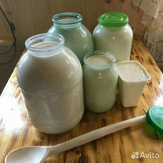 Молоко коровье домашнее