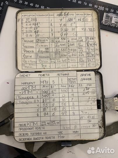 Авиация Наколенный планшет летчика НПЛ-М ввс СССР