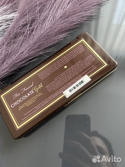 Палетка теней too faced