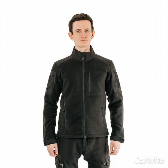 59183Толстовка Perseus Pentagon флисовая, black