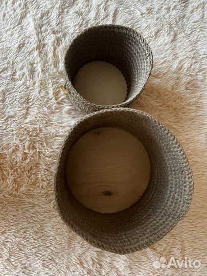 Корзина из джута