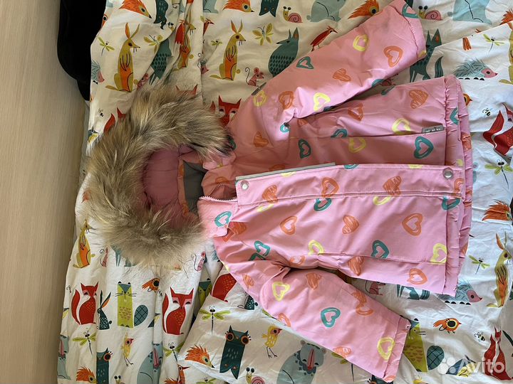 Зимний костюм для девочки 98