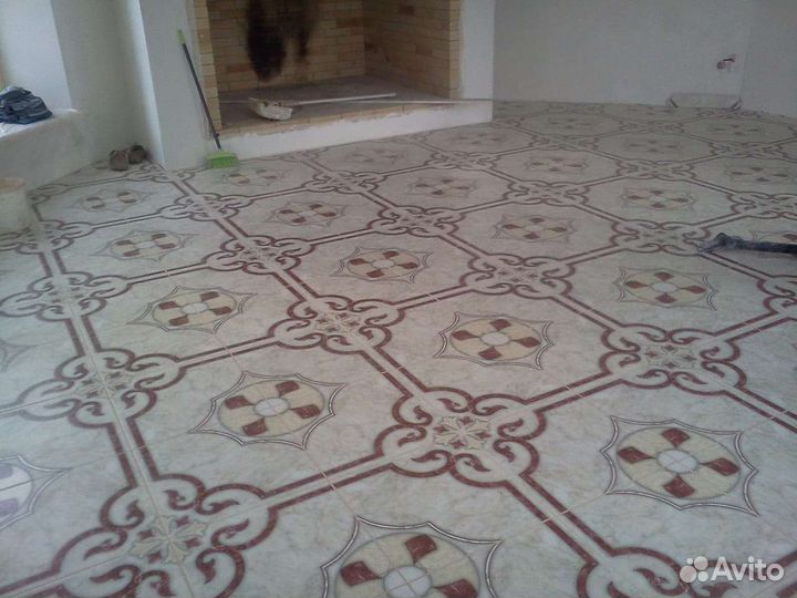 Укладка плитки, сантех., дверей и т. д