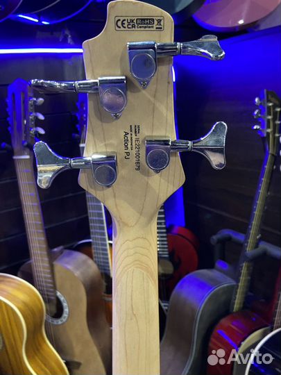 Бас Гитара Cort PJ-OPB Action Series + Комбоусилит