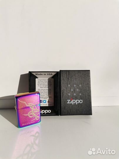 Зажигалка Zippo фиолетовые