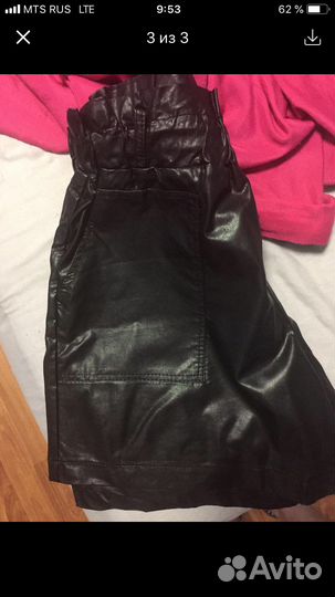 Шорты женские экокожа, очень мягкие