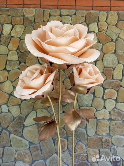 Ростовые цветы из изолона и фоамирана