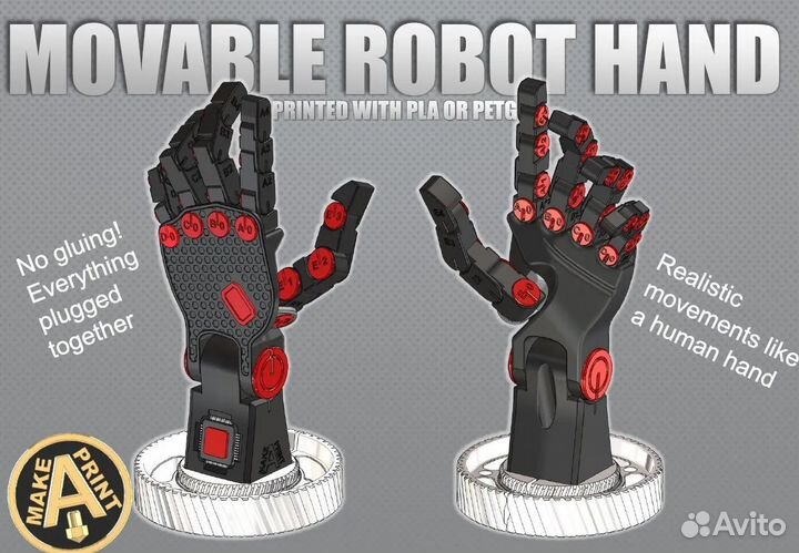 Подвижная рука киборга
