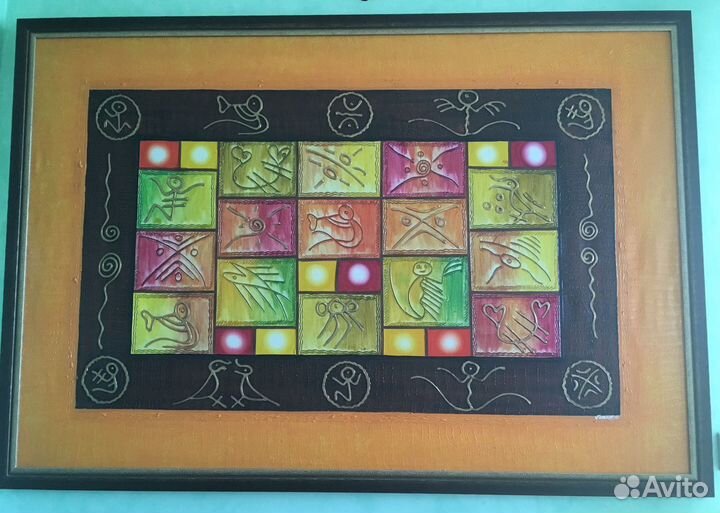 Картина в раме 165х108см