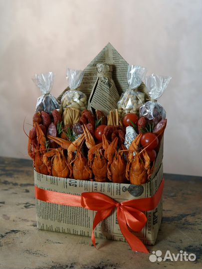 Мужские букеты съедобные