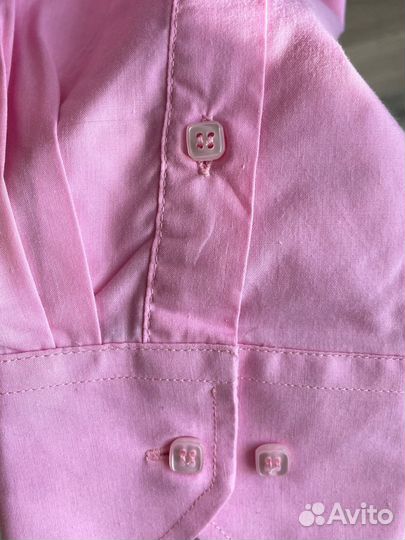 Мужская рубашка розовая