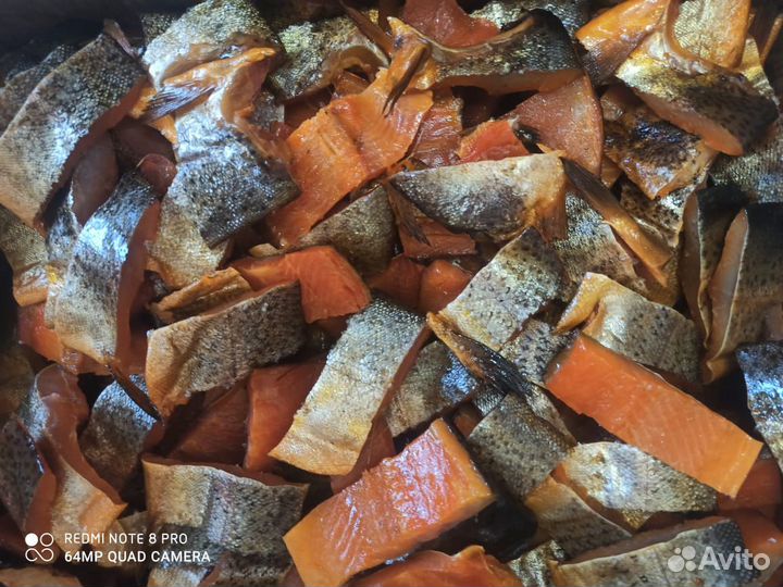 Рыба красная копчёная.форель х/к натуральная