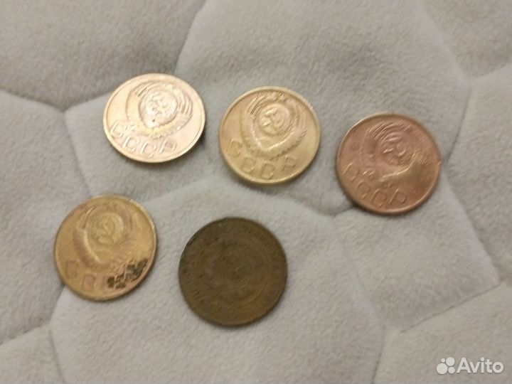 Монеты СССР 3 копейки