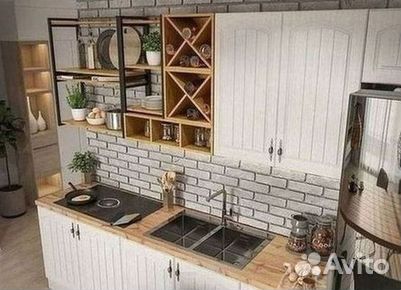 Кухонный гарнитур с островом