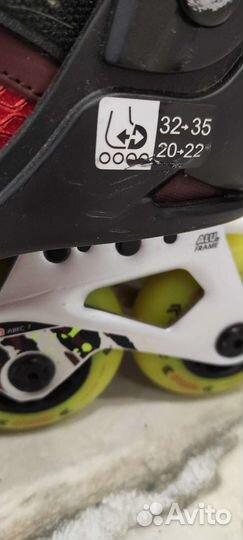 Роликовые коньки раздвижные 32-35р