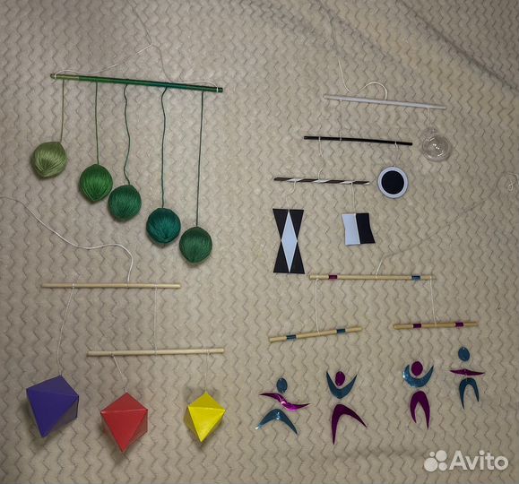 Монтрессори мобили ручной работы