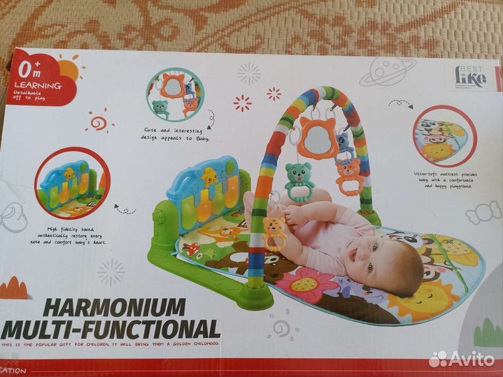 Развивающий коврик музыкальный