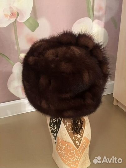 Шапка норковая женская