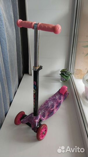 Самокат детский трехколесный бу