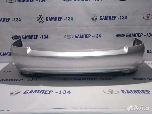 Задний бампер priora 2 хэтчбек Снежная королева