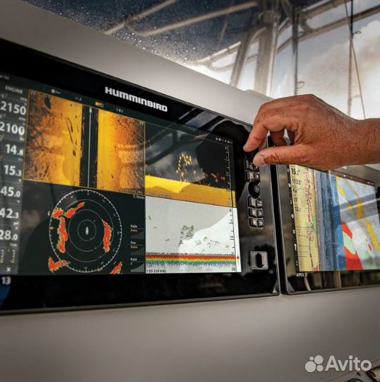 Эхолот-картплоттер humminbird apex 16 chirp mega S