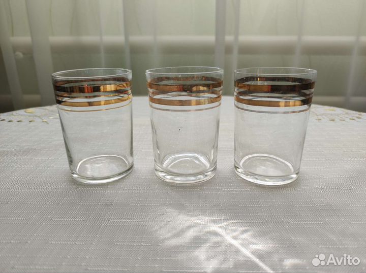 Рюмки, стопки, гранёные стаканы СССР