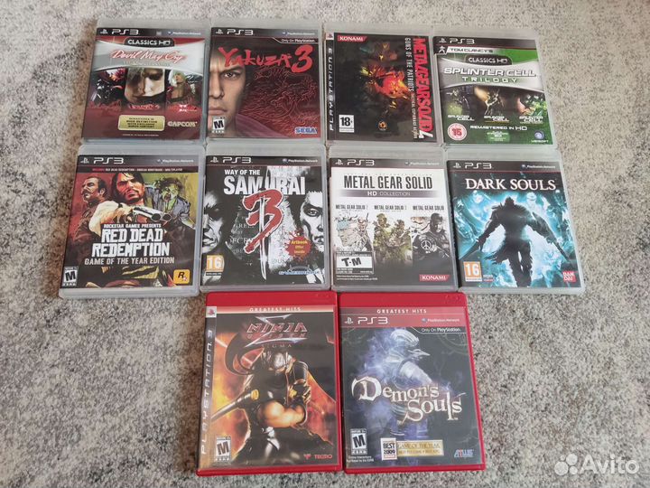 Редкие диски PS3