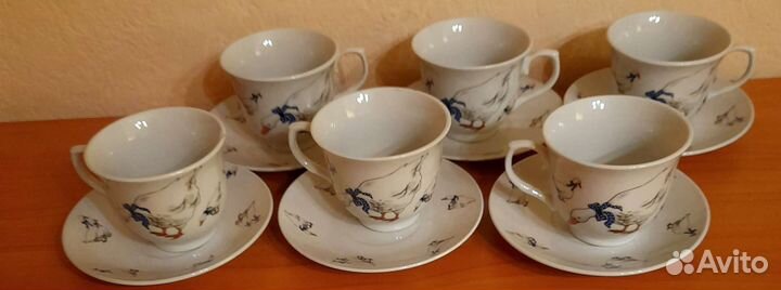 Чашка с блюдцем кофейная