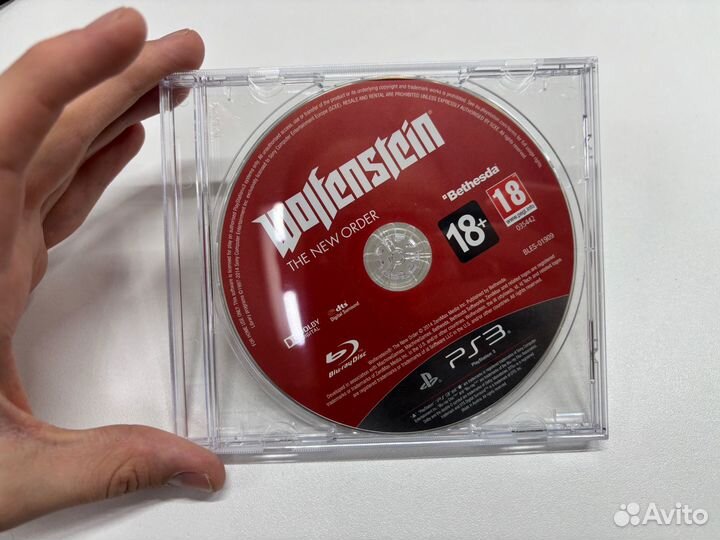 Wolfenstein the new order ps3 диск