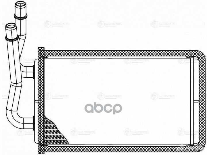 Радиатор отопителя LRH1002 luzar