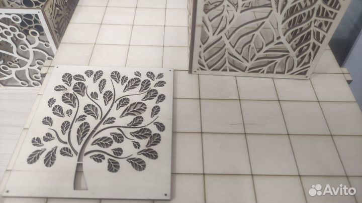 Лазерная резка фанеры и акрила