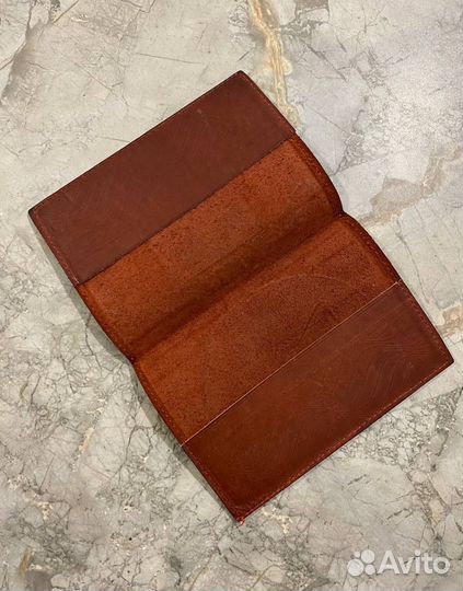 Кожанная обложка на Паспорт РФ с гербом