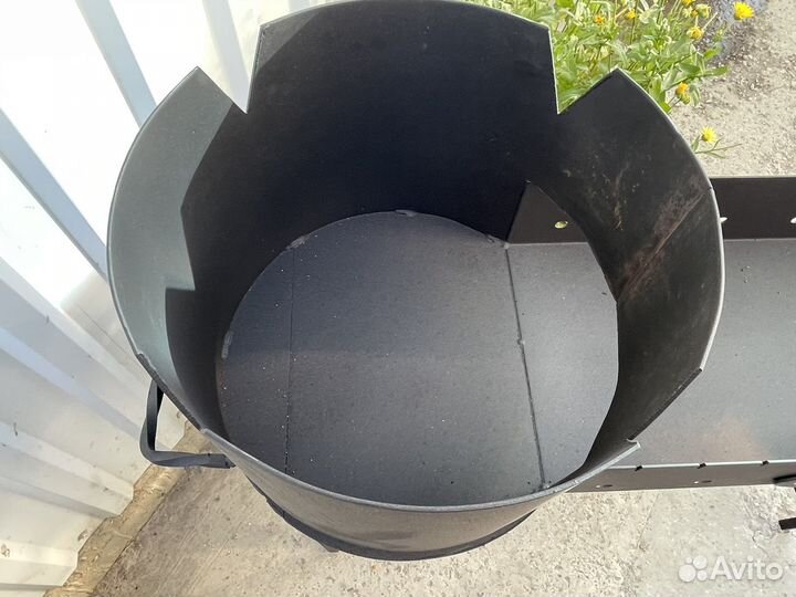 Мангал с печью под казан 12 л Крым