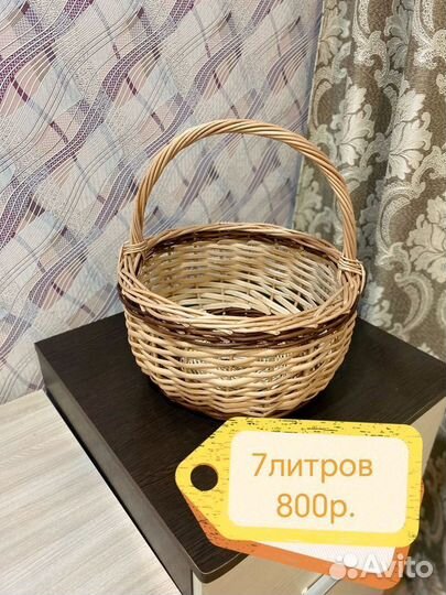 Плетеные корзинки из лозы