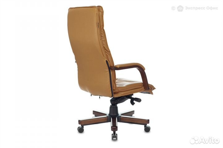 Кресло для руководителя Бюрократ T-9927walnut/must