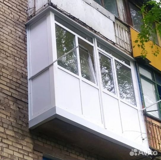 Пластиковые окна на балкон, с завода под ключ