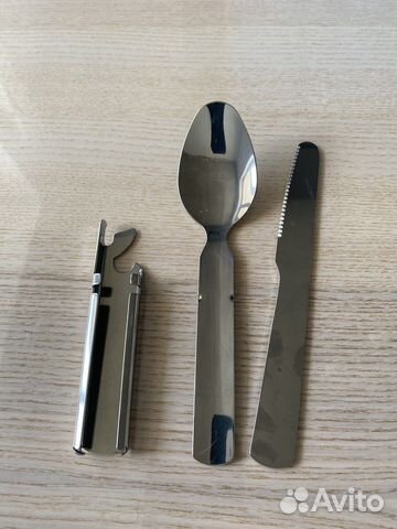 Походный набор столовых приборов (без вилки)