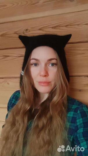 Шапка чепчик с ушками