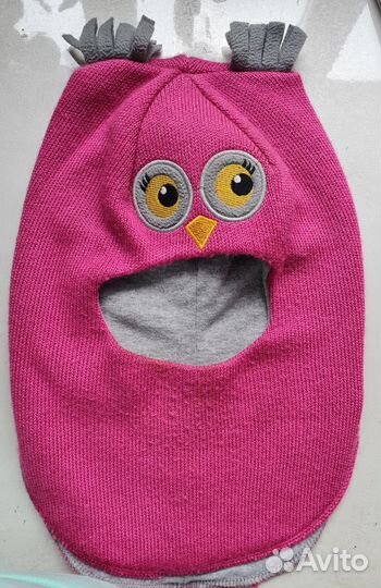 Шапка шлем для девочки