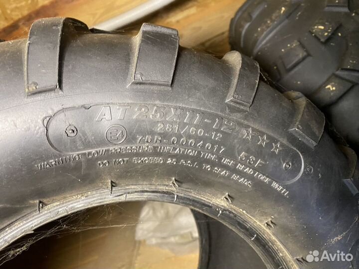 Резина на квадроцикл AT 25x8-12