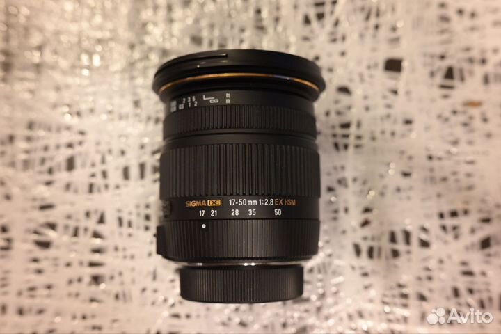 Объектив Sigma 17-50 F2.8 EX DC OS