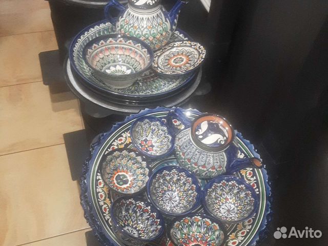 Коса, пиала и другая посуда из Узбекистана