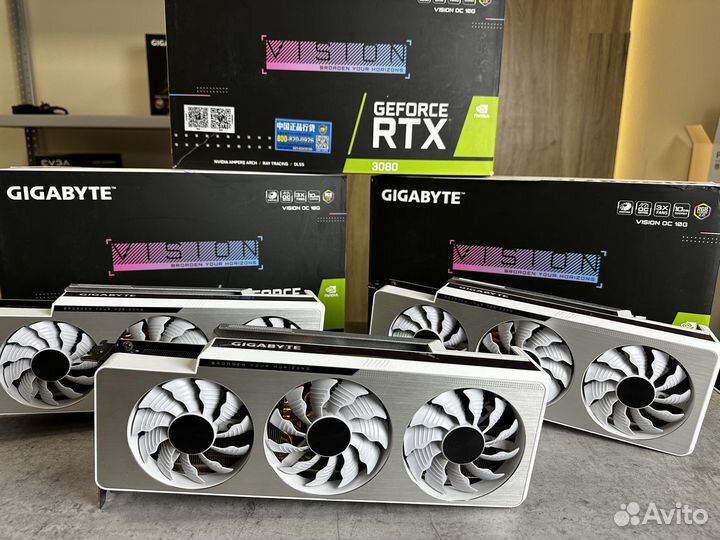 Видеокарта Gigabyte Vision RTX 3080 10GB
