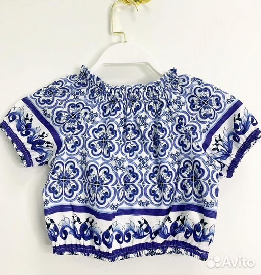 Костюм для девочки. Топ+шорты